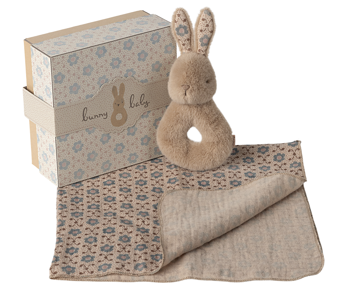 Rabbit Rattle Set