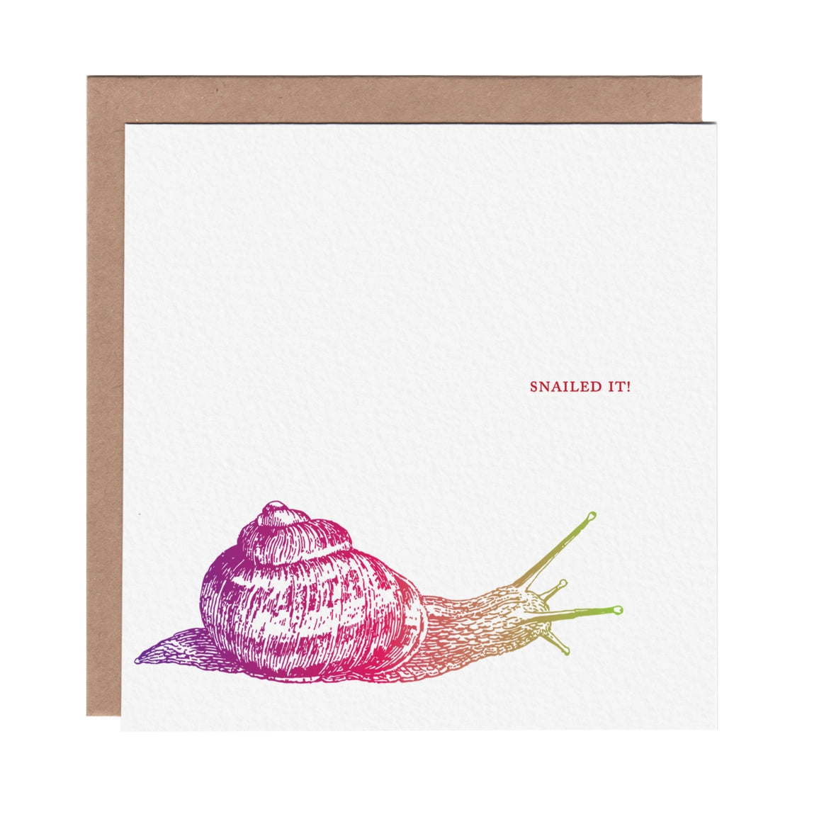 Snailed It Card