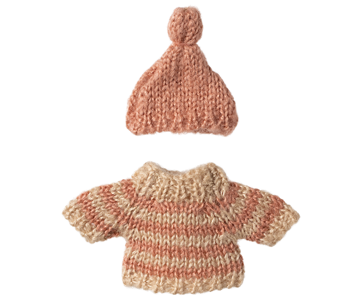 Knitted Sweater & Hat Set