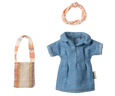 Denim Dress & Purse for Mom Mouse