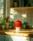 Mushroom Cloche Candle
