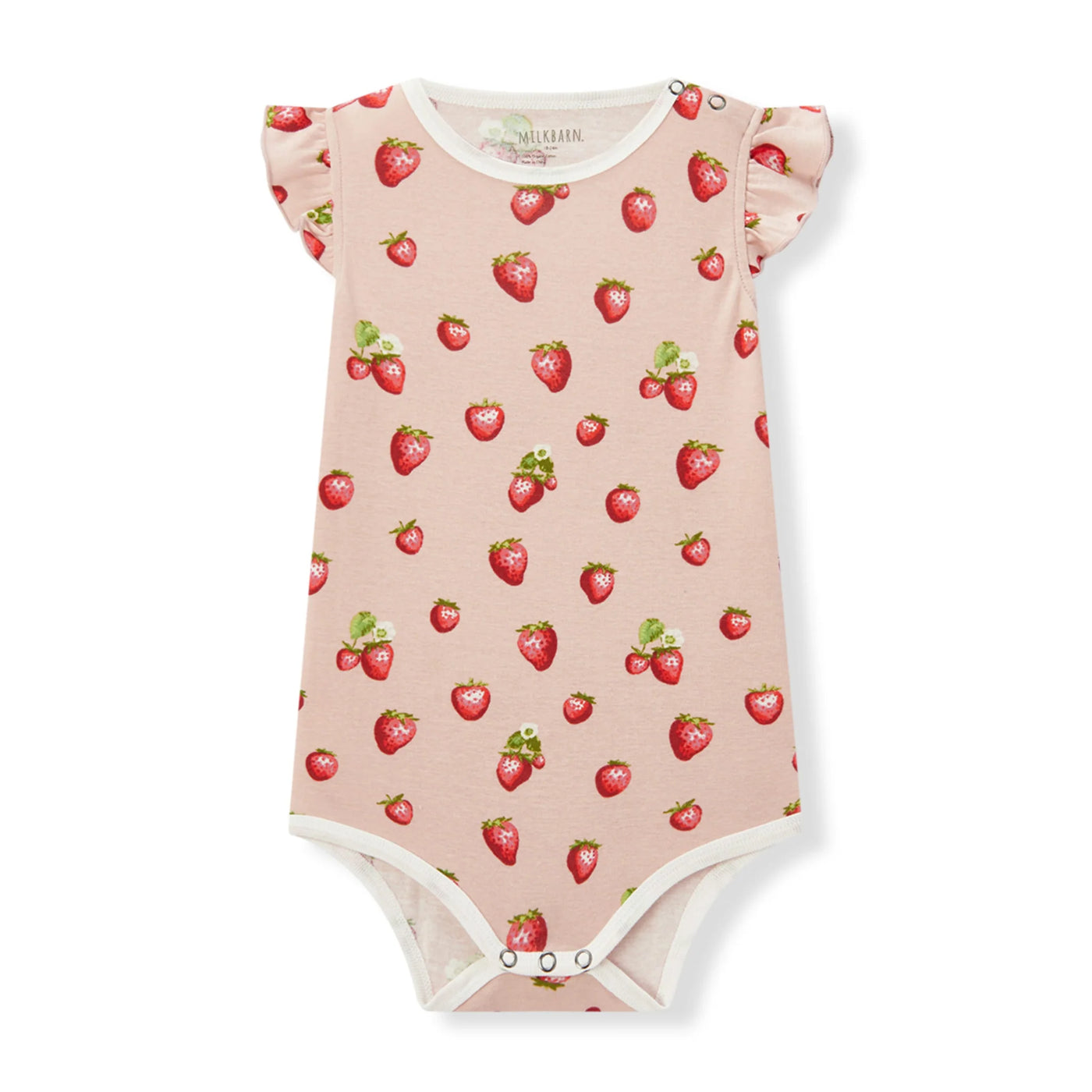 Strawberry Ruffle Onesie