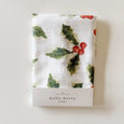 Holly Berry Tea Towel