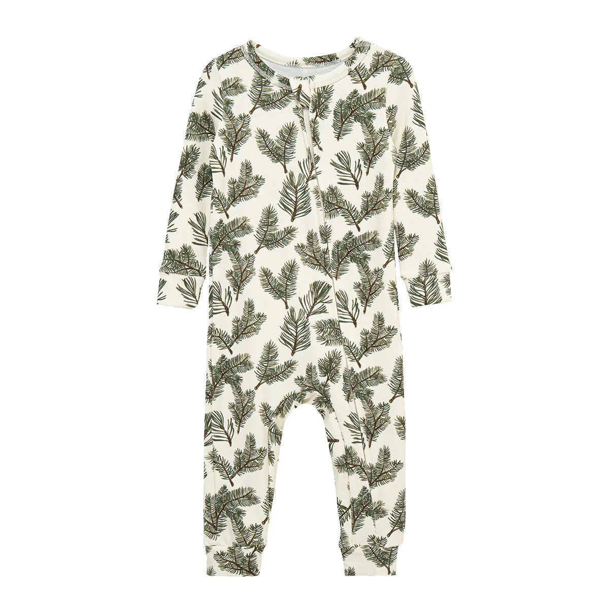 Brushed Pine Zipper Pajama