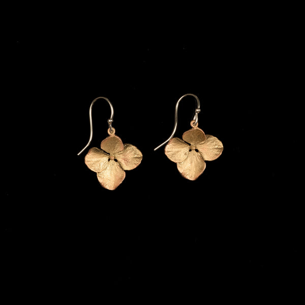Hydrangea Petal Dangle Earrings