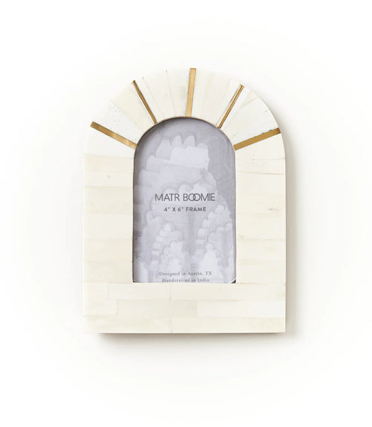 Arched Bone Picture Frame