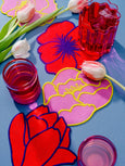 Flower Cocktail Napkin Set