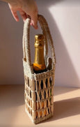Water Hyacinth Wine Tote