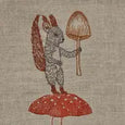 Squirrel with Mushroom Stocking