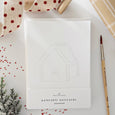Gingerbread Paintable Notecard Set