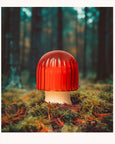 Mushroom Cloche Candle