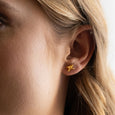Tiny Hummingbird Stud Earrings