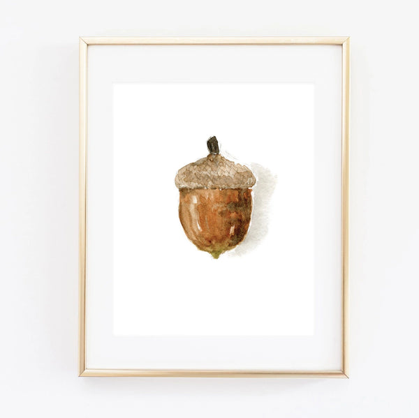 Acorn Art Print