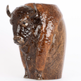 American Buffalo Vase