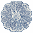 Blue Oyster Plate Placemats