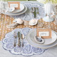 Blue Oyster Plate Placemats