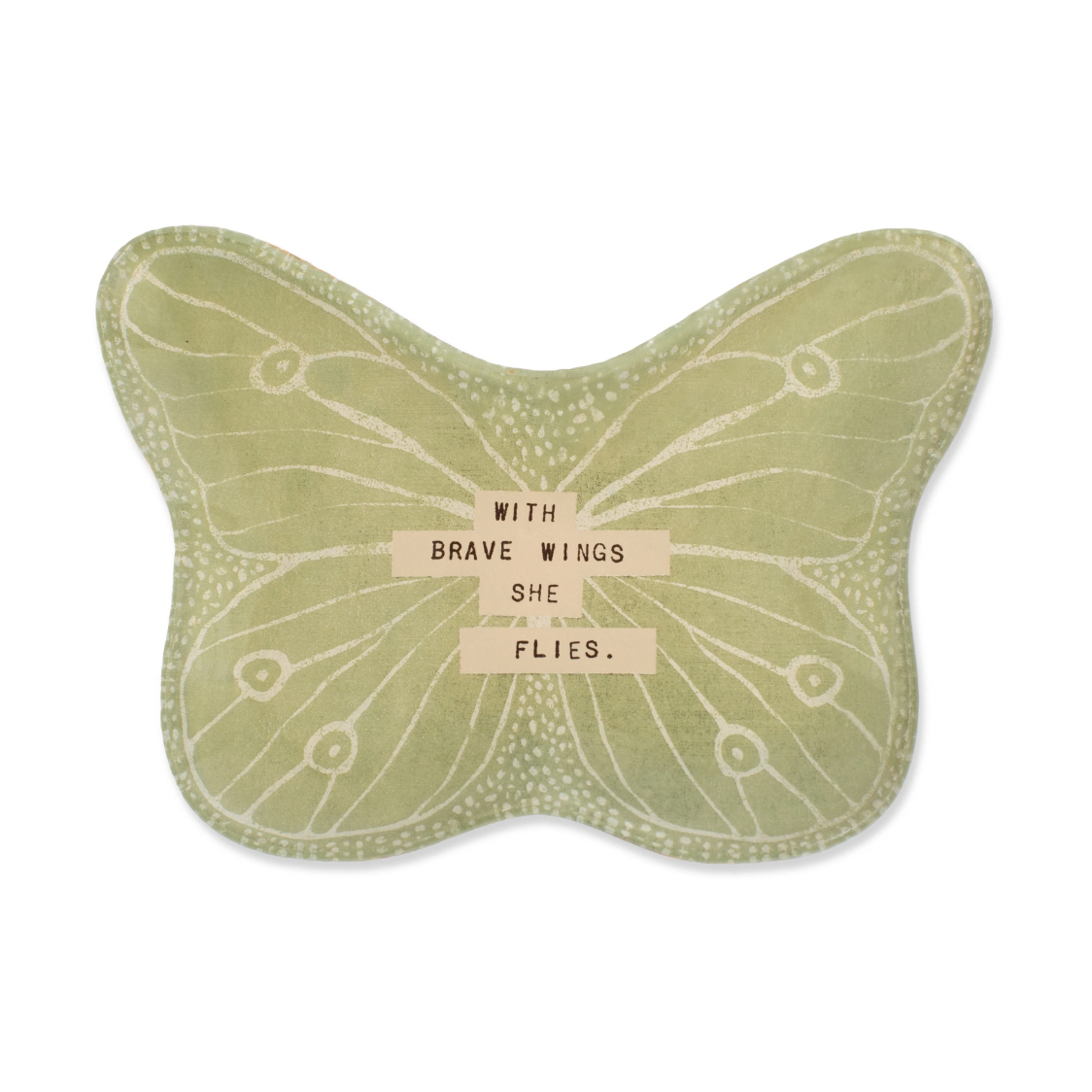 Decoupage Butterfly Plate