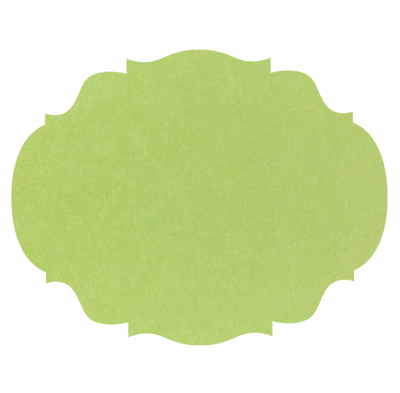 Bright Green French Frame Placemats
