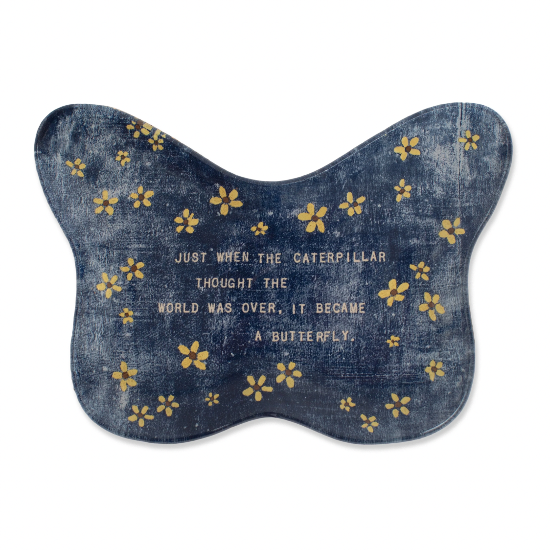 Decoupage Butterfly Plate