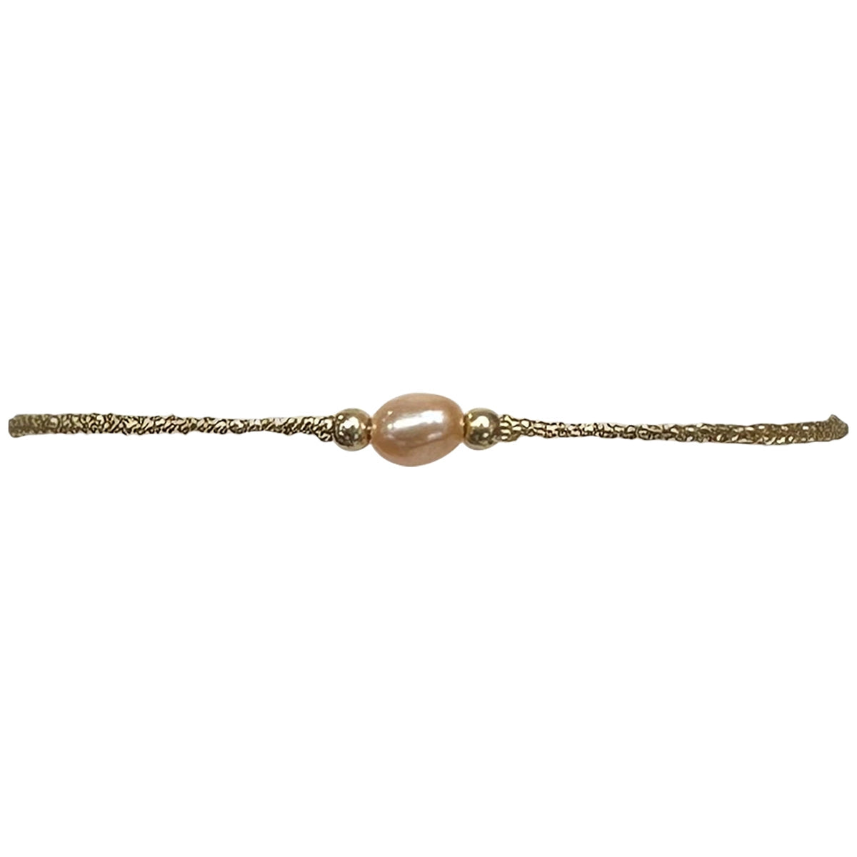 Metallic Thread Cocoa Bracelet