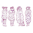 Les Demoiselles Coloring Activity