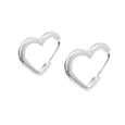 Heart Huggie Earrings