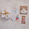 Embroidered Paper Gift Tags