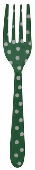 Patterned Enamel Stainless Fork
