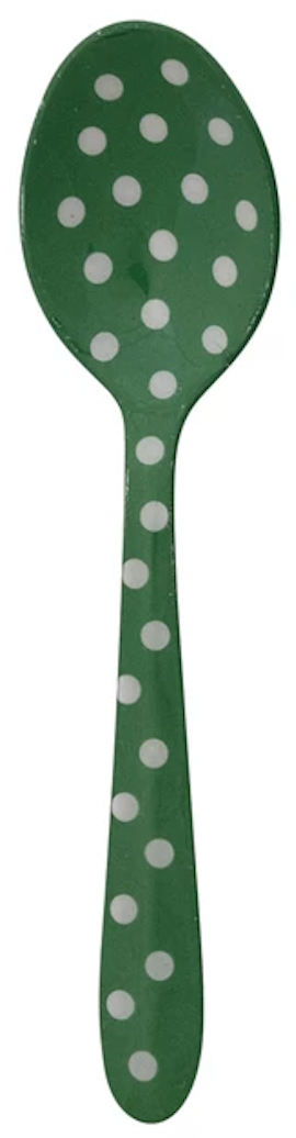 Patterned Enamel Stainless Spoon