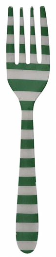 Patterned Enamel Stainless Fork
