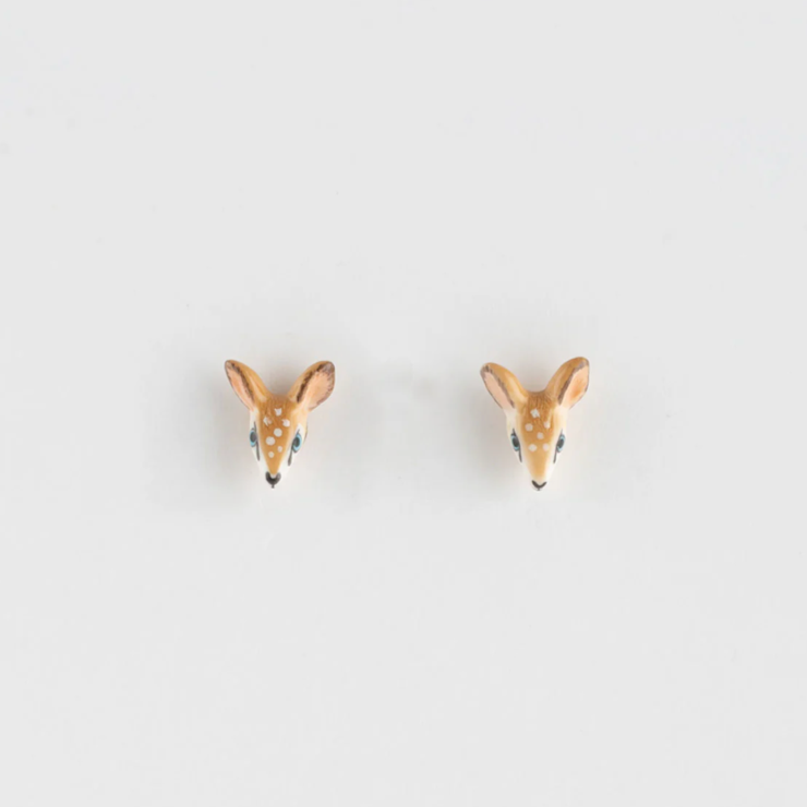 Porcelain Doe Earrings