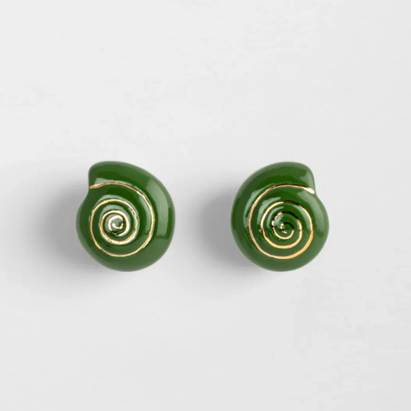 Porcelain Shell Earrings