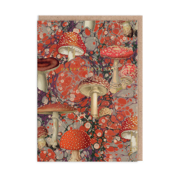 Marble Fungi Card