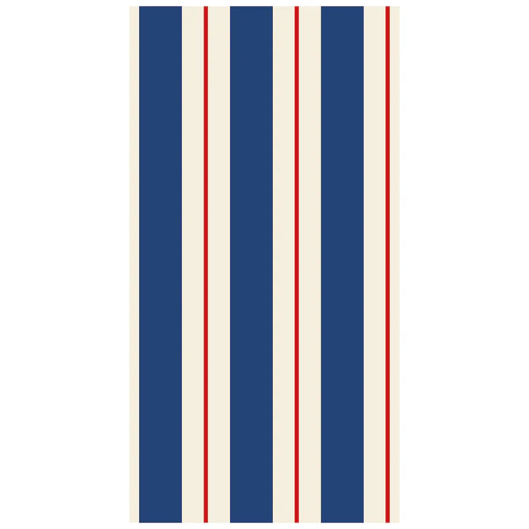 Navy & Red Awning Napkins