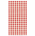 Red Painted Check Napkins