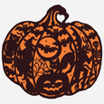Wicked Jack-o-Lantern Placemats