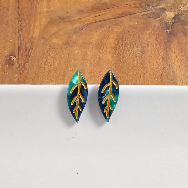 Acrylic Leaf Studs