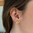 Acrylic Leaf Studs