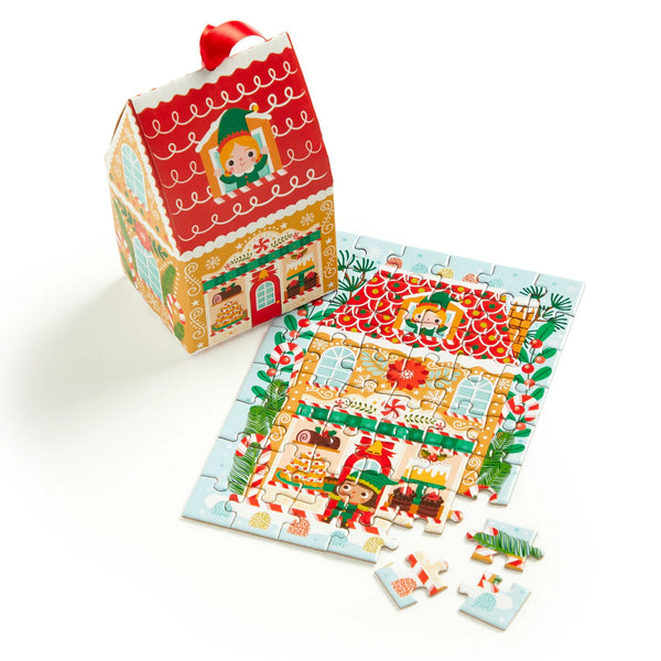 Santa's Bakery Puzzle Ornament