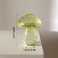 Glass Mushroom Bud Vase