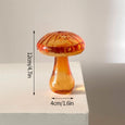 Glass Mushroom Bud Vase