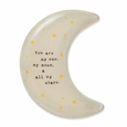 Decoupage Moon Plate