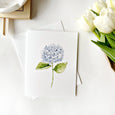 Hydrangea Stem Notecard Set