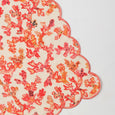 Coral Scallop Napkin Set