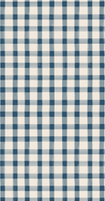 Navy Painted Check Napkins