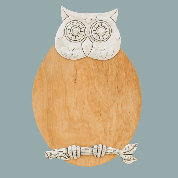 Owl Cheese Board