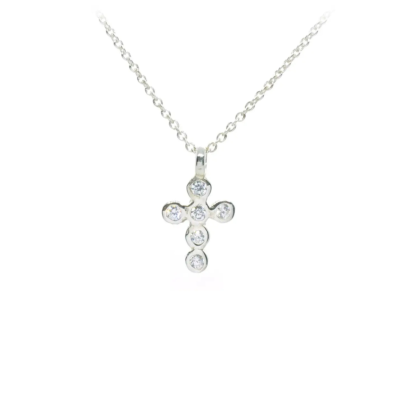 CZ Cross Pendant