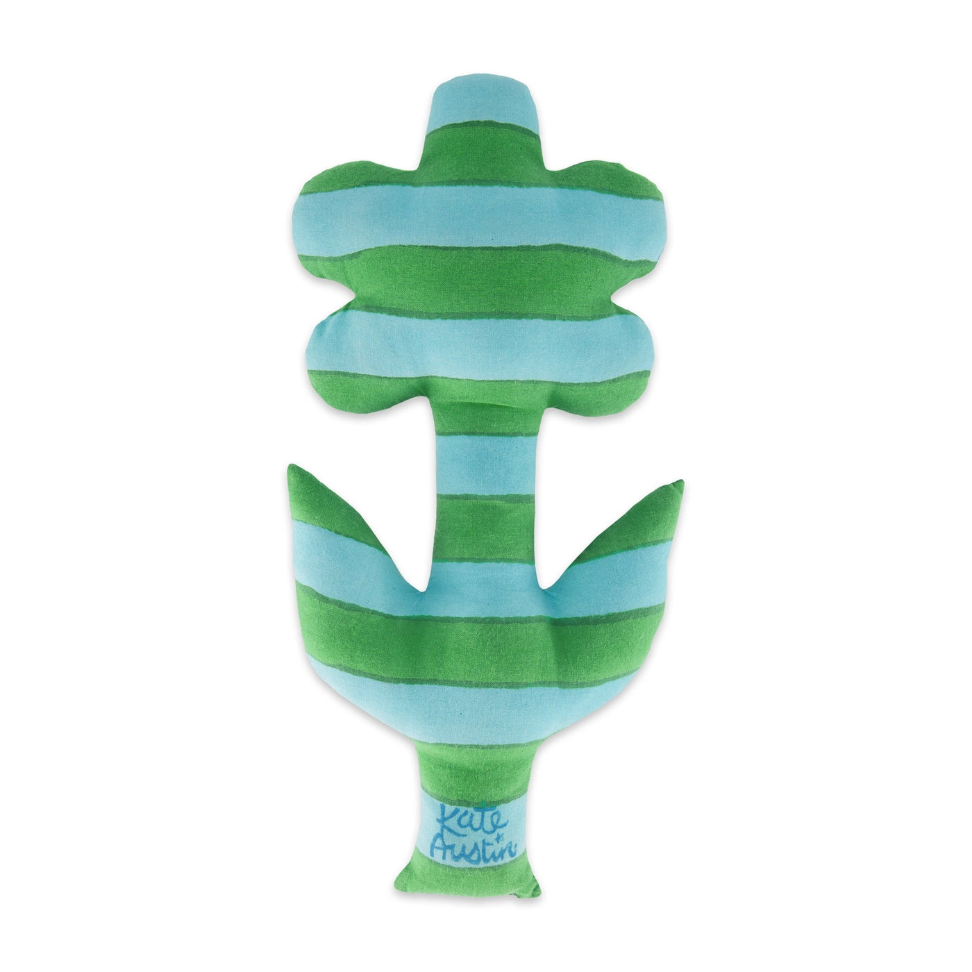 Cabana Stripe Flower Pillow