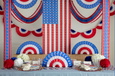 Patriotic Honeycomb Flag