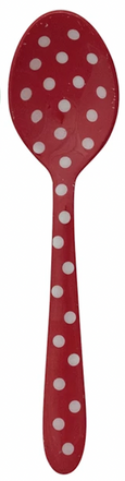 Patterned Enamel Stainless Spoon